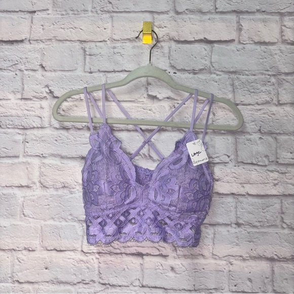 Anemone Other - Lavender Lace Bralette